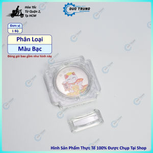 Đồng Xu Mèo Thần Tài 2 Mặt - Kèm Giá Đỡ Xoay Trưng Bàn Làm Việc - 823