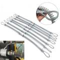 20Inch Stainless Steel Whip Check Hose Safety Cable Anti-Collapsible Anti-Dropping Safety Hose. 