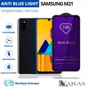 tg anti blue light samsung m21 anti sinar radiasi tempered glass pelindung layar anti gores full screen