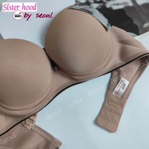 (ฟองหนา 4 ซม.)⚡2280 ​ยกทรงสีพื้น ดันทรง ดูมดูม มีโครง รุ่นยอดฮิต ขายดีตลอดกาล Sisterhood