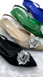 Sera Dream People Shoes Sepatu Wanita Sling Back Hak Stileto Tinggi 5cm