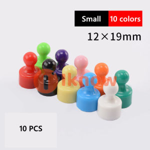 I know 10 Magnetic Push Pins Miniature Game Piece Color Magnet Useful for Fridge Office Map Magnets Kitchen Magnets Whiteboard Magnets Photo Magnets Fun Colorful Classroom Magnets Pawn Style (Stronger)