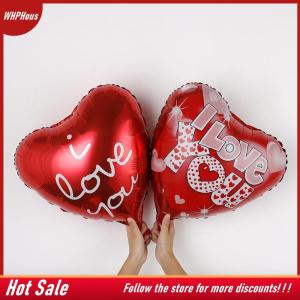 【COD】🔥🔥🔥 10pcs Random Love Valentines Day 18-inch Foil Heart-shaped I Love You Balloon Set For Wedding Engagement Party Decoration