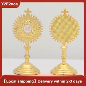 【Y2E2noa】 Catholic Communion Statue Hominum Salvator Home Office Table Decoration Cross Figurine Religion Gift