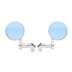 Universal Motorcycle Rear View Mirrors CNC Black Round Scooter Side Mirrors For Xmax 125 Nmax Triumph Street Triple 675 MT07 09 Piaggio Vespa GTS GTS125 S125 S150/GTS250/GTS300/GTV250/GTV300/250IE /300IE Super Touring