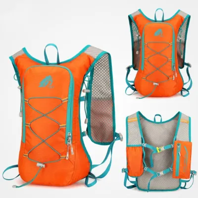 LUMIYA Waterproof Outdoor Hydration Backpack Ultra-light Reflective Hydration Running Vest Breathable Climbing Backpack Unisex