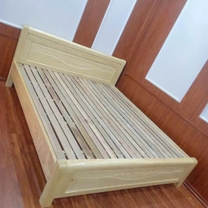 Giường Gỗ Sồi Cao Cấp – Kiểu Dáng Hiện Đại Gọn Gàng – Kích Thước 1m6–1m8 – Bảo Hành 12 Tháng