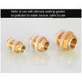 Water Tank Connector Fittings Solid Brass Water Tank Adapter 1/2”DN15. 