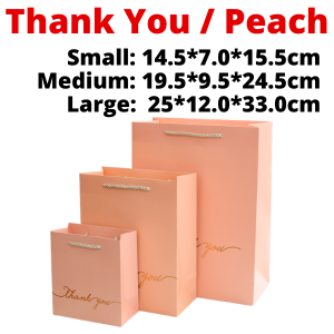 CNY 2026 Horse Goodie Hard Thank You Fu Paper Gift Bag With Handle Wedding Kenduri Raya Biscuit Thermos Cloth Wedding新年马年结婚节日谢谢手提纸礼袋