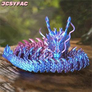 JCSYFAC 3D In Trung Quốc Rồng Đầy Đủ Cơ Thể Khớp Di Chuyển Nhà Trang Trí Nội Thất Trang Trí Trang Trí Đáng Giá Thu Thập Đồ Chơi Sáng Tạo