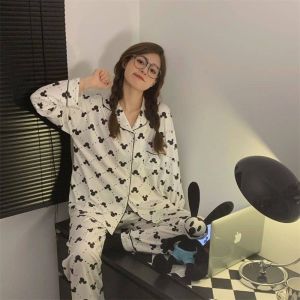 พร้อมส่ง⛔️ลดล้างสต๊อค⛔️ ชุดนอนแขนยาวขายาว ชุดนอนคอปก ชุดนอนเซต ชุดนอนผู้ใหญ่ ผ้าคอตตอน ชุดนอนผู้หญิง ชุดนอนน่ารักมาก ชุดนอน pajamas