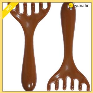 YUNAFIN Anti-static Head Meridian Massage Comb Handheld Wide Tooth Long Handle Comb  Six-Claw Back Scratcher for Promote Blood Circulation