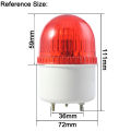 [Pneumatic]DC 12v 24V AC 110V 220V led/LTE-2071 Red Yellow Green Blue industrial warning light lamp small siren light with/without buzzer. 