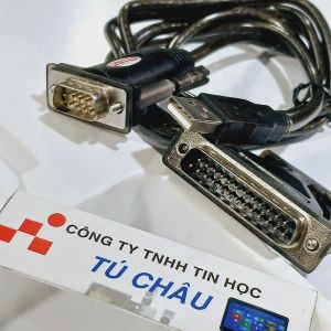 Cáp USB ra RS232 (USB ra Com 9) / Chuẩn USB 2.0 ra RS232 (Com 9 DB9M Kim Đực) / UNITEK