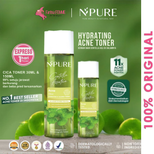 FEMME || NPURE Cica Acne Toner 150 ml - 30 ml / Acne Toner / Toner Kulit Jerawat Berminyak / Mencerahkan / Beruntusan / Hydrating Wajah