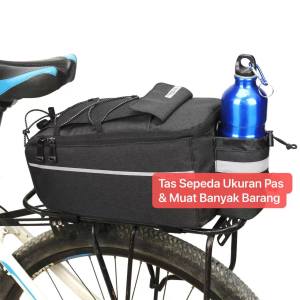 ASP-013 Tas Sepeda Belakang Bicycle Rear Carrier Bag Waterproof Touring Bagasi Sepeda Bag Pannier