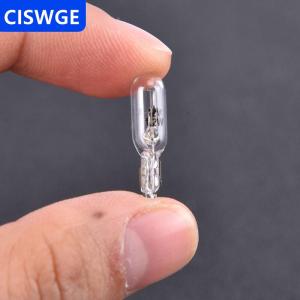 [COD] CISWGE AUTOPARTS 10 chiếc bóng đèn thủy tinh T5 12V 1.2W Bóng đèn phanh Bảng điều khiển thiết bị bảng điều khiển