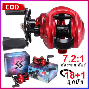 รอกตกปลาพร้อมสายเบ็ดและอุปกรณ์ตกปลาชุดน้ำเค็มหรือน้ำจืดเบ็ตตกปลาคบ1ชุด