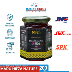 Madu hifza nature super kids premium quality Meningkatkan daya tahan tubuh anak Membantu mengobati sariawan Membantu mengobati panas dalam Menambah asupan nutri alami pada anak Meningkatkan nafsu makan Mencerdaskan otak