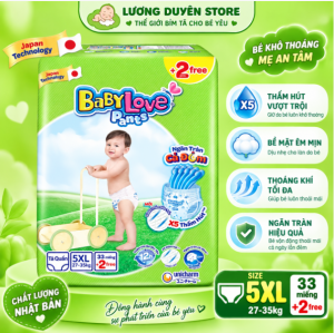 Tã quần Baby love CHÍNH HÃNG đủ size M L XL 2XL 3XL 4XL 5XL