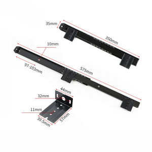 27/35MM Width Keyboard Tray Slides Board Keyboard Slide Rail for Desk Computer