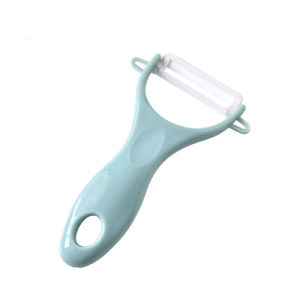 【COD】Nordic Style Ceramic Y Peeler with Hanging Hole Anti-slip Quickly Peels Vegetables Fruit Potatoes Apple Pears Novelty Kitchen Supplies Tool