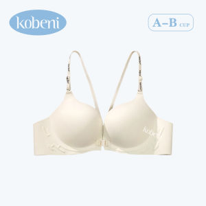 KOBENI Front Clasp Bra เสื้อชั้นในแบบรองรับ ไร้กรอบ Lingerie โชว์หลัง รูปแบบ สายเดี่ยวตัวอักษร เซ็กซี่