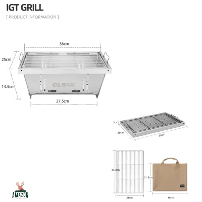 CLS เตาIGT เตาปิกนิก กำลังไฟ4000W สามารถใช้กับโต๊ะมาตรฐาน IGT ได้