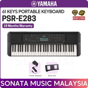 YAMAHA PSR-E283 61 Keys Portable Keyboard for children and beginner - Package B ( psre283 / psre 283 )