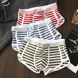 ANDERSON TALISCA New Plaid 3pcs Underwear Men Boxer Cotton Man Penis Breathable Mens Boxers Cuecas Masculinas Size M-3XL SN0909