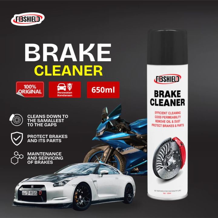 FIBSHIELD - Brake & Parts Cleaner 650ML Cairan Pembersih Rem Mobil ...