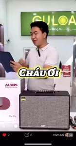 Loa karaoke xách tay Acnos CS2501PU ( Loa 2 đường tiếng 1 bass 25cm 1 treble chống hú di tần bassboot Reverd Bluetooth 5.0)