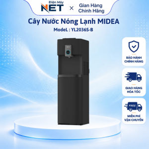 Cây Nước Nóng Lạnh MIDEA YL2036S-B Làm Nóng Lạnh Nhanh Thiết Kế Sang Trọng Hàng Chính Hãng