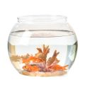 JNFGTV Clear Transparent Round Fish Tank Plastic Portable Fish Bowl Good View Small Aquarium Bowl Living Room. 