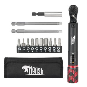 Xe đạp cài sẵn cờ lê đo lực 2-14n. M xoay dưới điều chỉnh hợp kim thép dụng cụ sửa xe đạp giá trị đạt cảm biến kép