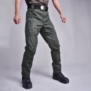 ZITY Lightweight Waterproof Cotton Mens Multi-Pocket Cargo Tactical Pant