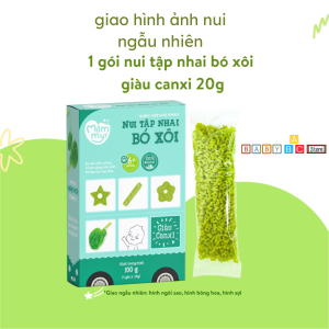 Nui Mini Mămmy Organic Nui Tập Ăn Dặm Cho Bé Tập Nhai Thành Phần Rau Cũ Thiên Nhiên Bé Từ 6 Tháng