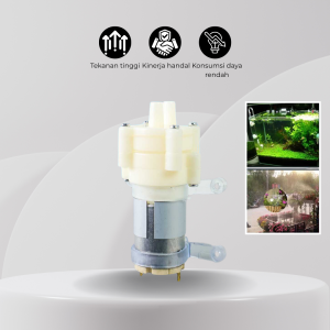 Pompa Air Mini Aquarium Ikan Fish Tank Water Pump 12V