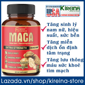 Viên uống chiết xuất sâm Maca với 5 thảo dược tăng năng lượng sinh lý nam nữ 8050 mg 90 viên
