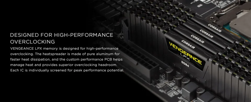 Corsair Vengeance LPX DDR4 16GB(2x8GB) RAM 3600MHz C18 Desktop