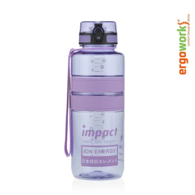Ergoworks x Impact Ergonomic Water Bottle 1500ML | Nano Ionizer BPA Free Portable Drinkware 1500-01-XCL