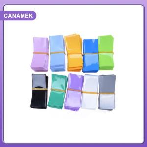【CANAMEK】 100pcs 18650 Battery Wrap PVC Heat Shrink Tubing Pre-cut Precut