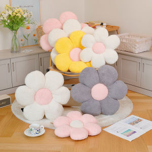 40-60CM Colorful Flowers Pillow Beautiful Velvet Plush Chrysanthemum Cushion Kawaii Soft Stuffed Toys Creative For Kids Birthday h260819