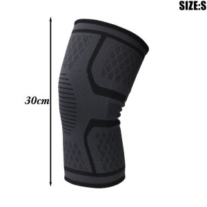 Tập thể dục bảo vệ đầu gối Brace đàn hồi nylon chạy thể thao ngoài trời đi xe đạp đệm bó đầu gối tay áo cho bóng rổ bóng chuyền