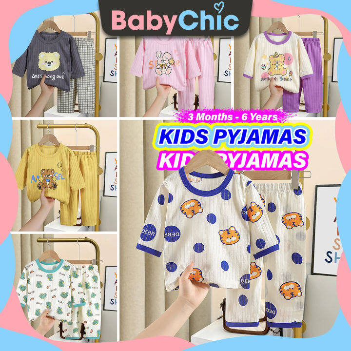 BABYCHIC Baju Tidur Budak Lelaki Perempuan Set Pyjamas Kids Boy Girl ...