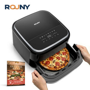 ROUNY 4.2L Large Digital Air Fryer Oven with Pizza Function Healthy Low Oil Cooking for Family Kitchen Easy Clean View Window