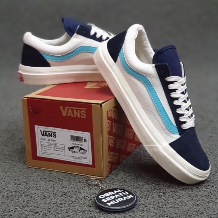 OBRAL SEPATU SNEAKERS PRIA VANS VANCE VAULT OG OLD SCHOOL PUTIH