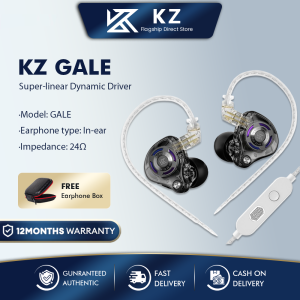 KZ Gale Removable Cable High Quality Dynamic Drivers 3.5mm Plug Noise Cancelling HiFi In Ear Gaming Earphones