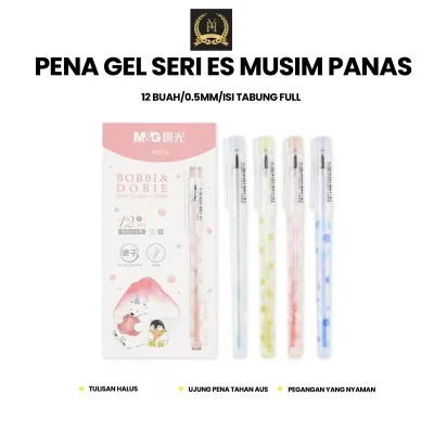 [Y&H] Pulpen Lucu Karakter Gel Pen Segi Tujuh Bolpoint 0.55 mm -YH4018