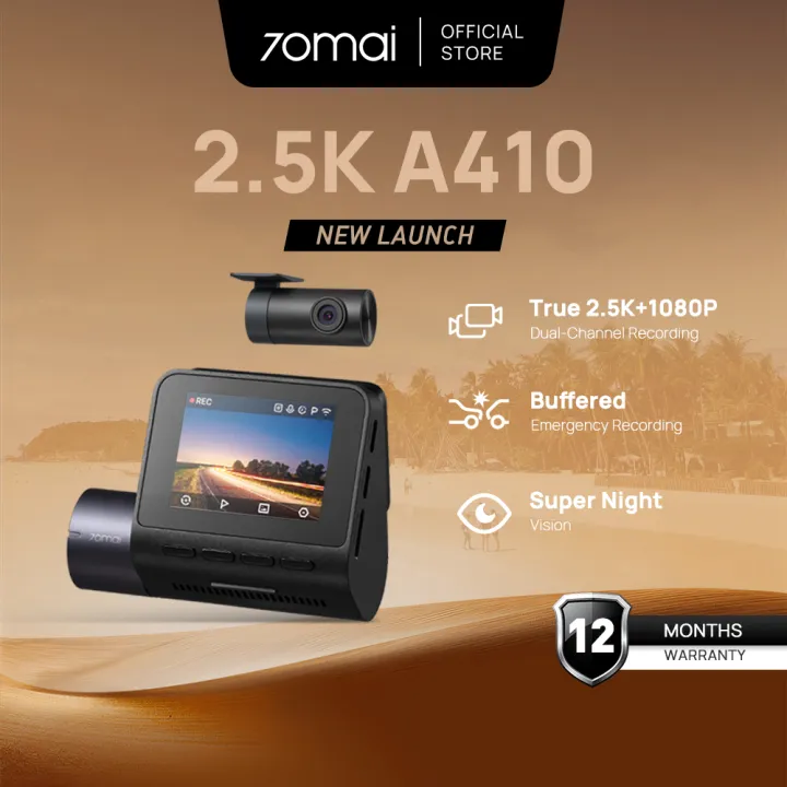 🔥2026 New 🔥70mai A410 Dashcam | 2.5K Resolution | HDR | Built in GPS ...